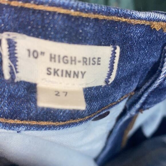 Madewell 10” high rise skinny - Picture 7 of 9